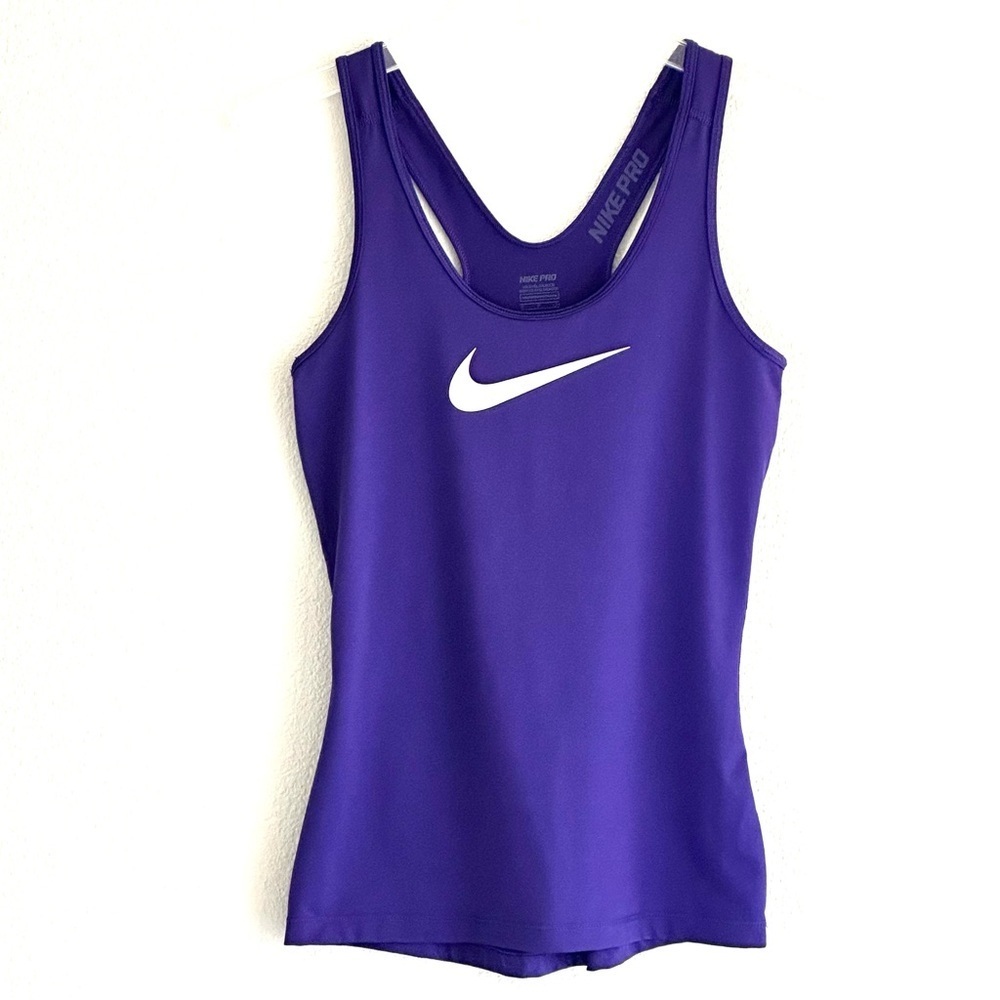 Nike Women's Dri-Fit Stay Cool Pro Vibrant Purple‎ Tank Top